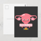 Hysterectomie Chirurgische ingreep Uterus Felicia Briefkaart (Voorkant / Achterkant)