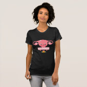 Hysterectomie Chirurgische ingreep Uterus Felicia T-shirt (Voorkant volledig)