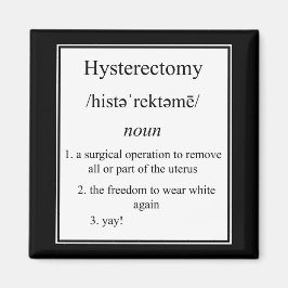 Hysterectomie definitie magneet