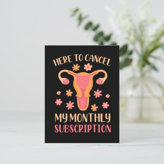 Hysterectomie ondersteunt Uterus Verwijdering Over Briefkaart (Staand voorkant)