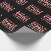 Hysterectomie ondersteunt Uterus Verwijdering Over Cadeaupapier (Hoek)