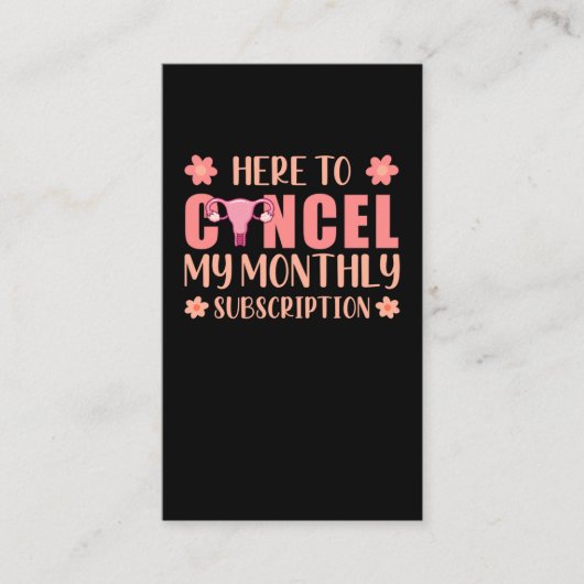 Hysterectomie ondersteunt Uterus Verwijdering Over Visitekaartje (Voorkant)