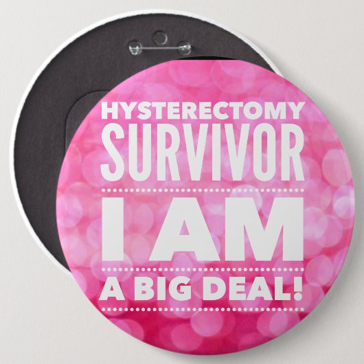 Hysterectomie Overleving Ronde Button 6,0 Cm (Voorkant /achterkant)
