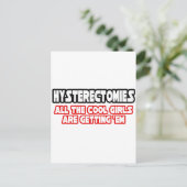 Hysterectomieën... koele meisjes briefkaart (Staand voorkant)