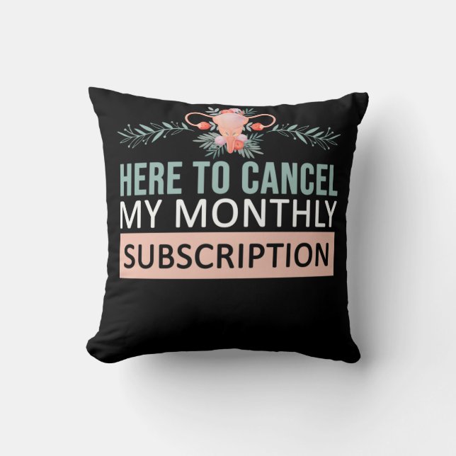 Hysterectomy Awareness Flowers Uterus Removal Kussen (Voorkant)