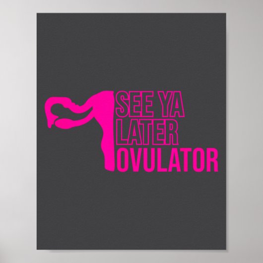 Hysterectomy Humor Funny Feminist Surgery Recovery Poster (Voorkant)