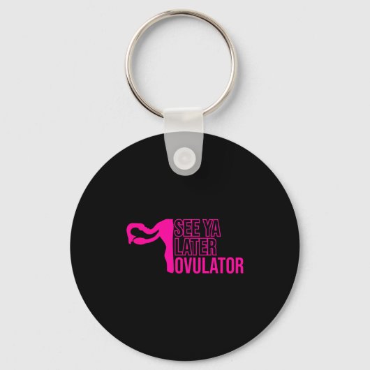 Hysterectomy Humor Funny Feminist Surgery Recovery Sleutelhanger (Voorkant)