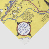  Hysterische Kaart Yosemite Travel Tissuepapier (Detail)