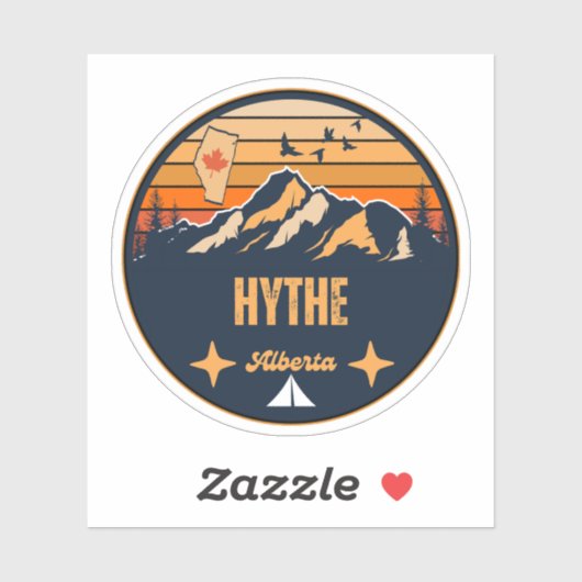 Hythe, Alberta Sticker (Vel)