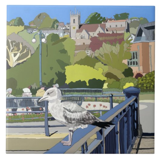 Hythe Kent Engeland Tegeltje (Voorkant)