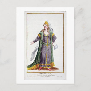 Hyu-Chen, echtgenote van Genghis Khan, uit de Rece Briefkaart