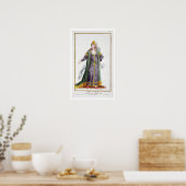 Hyu-Chen, echtgenote van Genghis Khan, uit de Rece Poster (Keuken)