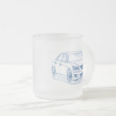 Hyu Genesis Sdn 2009+ Matglas Koffiemok (Voorkant rechts)