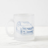 Hyu Genesis Sdn 2009+ Matglas Koffiemok (Links)