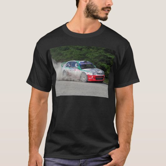Hyundai Accent WRC Rally Car T-shirt (Voorkant)