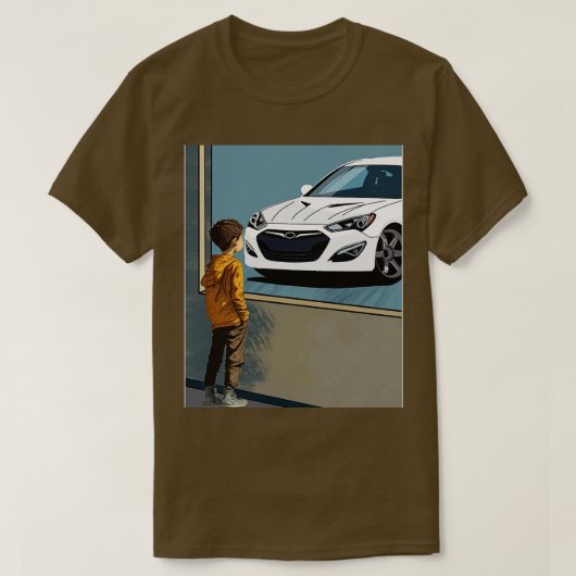 Hyundai Genesis Coupe Kinder Dromen T-shirt (Design voorkant)