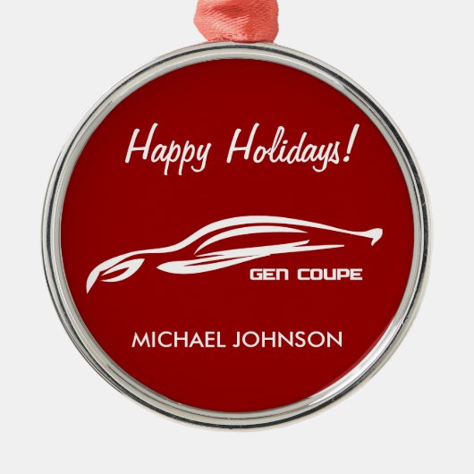 Hyundai Genesis Coupe Metalen Ornament (Voorkant)
