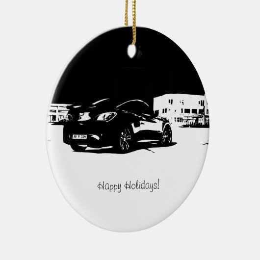 Hyundai Genesis Coupe Rear Uitzicht Keramisch Ornament (Rechts)