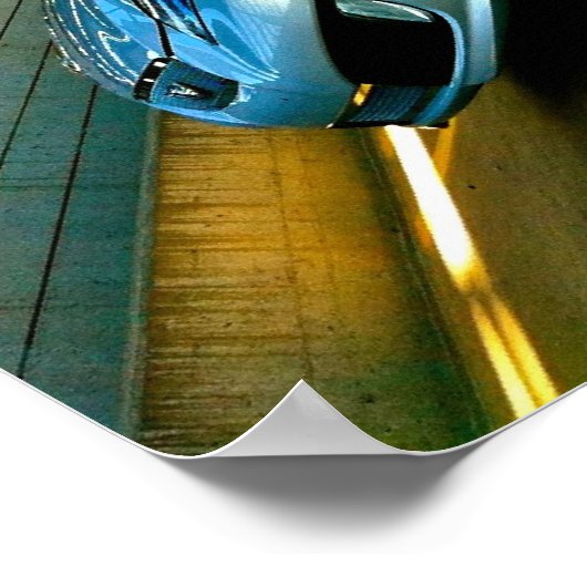 Hyundai Genesis Coupe Wall Poster (Hoek)