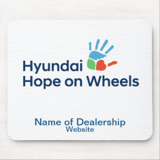 Hyundai Hope On Wheels Customizable Mousepad Muismat