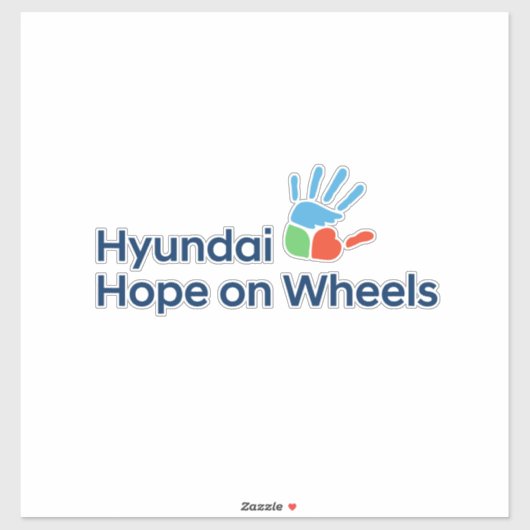 Hyundai Hope on Wheels Extra Large Sticker  (Vel)