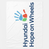 Hyundai Hope on Wheels Fleece Blanket (Voorkant)