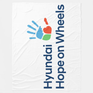 Hyundai Hope on Wheels fleece deken 