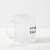 Hyundai Hope on Wheels Frosted Coffee Mug Matglas Koffiemok (Links)