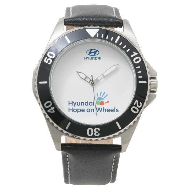 Hyundai & Hope on Wheels Horloge (Voorkant)