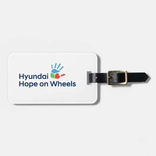 Hyundai Hope on Wheels Luggage Tag Bagagelabel (Voorkant horizontaal)