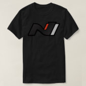 Hyundai N Performance Logo Dark Sticker T-shirt (Design voorkant)