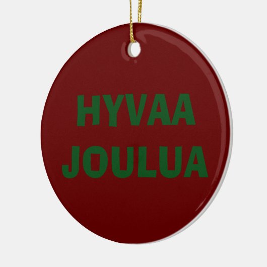 HYVAA JOULUA/BEAUTIFUL ORNAMENT TERUG VAN FINS (Links)