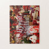 Hyvää joulua! Vrolijk kerstfeest in de Finse wf Legpuzzel (Verticaal)
