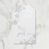 Hyvää joulua, vrolijk kerstfeest in het Fins, lega Cadeaulabels (Voorkant)