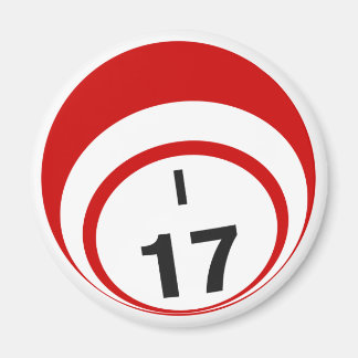I17 bingobal koelkastmagneet magneet