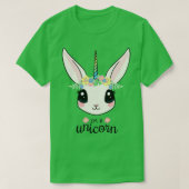 I39m A Unicornschattige bunny unicorn T-shirt (Design voorkant)