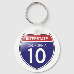 I-10 Californische Sleutelhanger