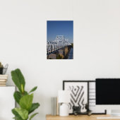 I-20 Highway brug over Mississippi Rivier, Poster (Thuiskantoor)