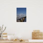 I-20 Highway brug over Mississippi Rivier, Poster (Keuken)
