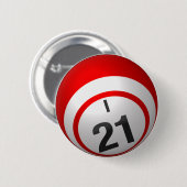 I 21 bingo knoop ronde button 5,7 cm (Voorkant /achterkant)