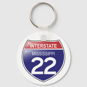 I-22 Mississippi Sleutelhanger