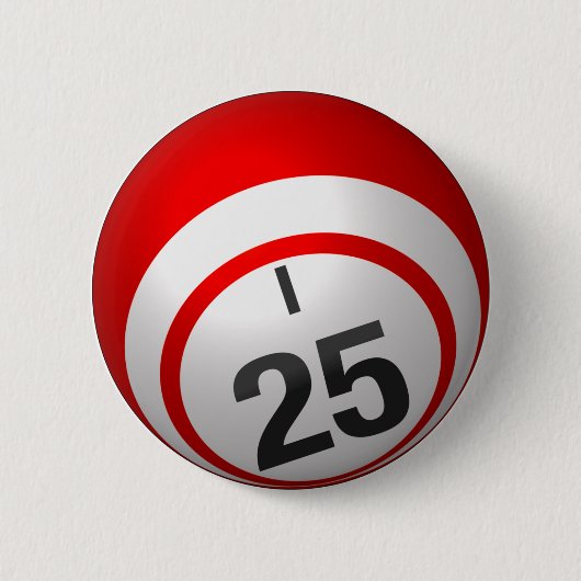 I 25 bingo button (Voorkant)