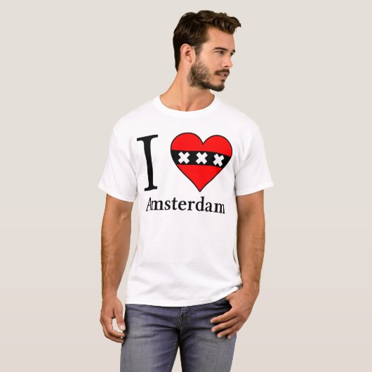 I <3 Amsterdam T-shirt (Voorkant volledig)