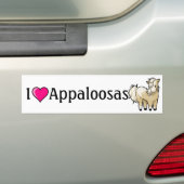 I <3 Appaloosas Bumperstickers (Op auto)