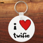 I <3 bedraad sleutelhanger (Voorkant)