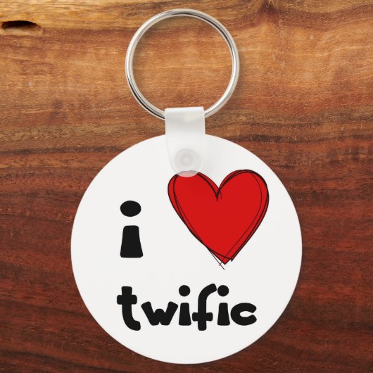 I <3 bedraad sleutelhanger (Voorkant)