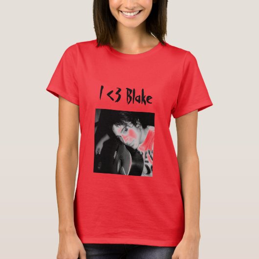 I <3 Blake T-shirt (Voorkant)