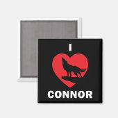 I <3 Connor Magnet Zwart (Voorkant / Achterkant)