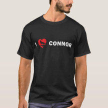 I <3 Connor Shirt Black