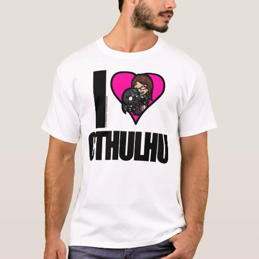 I < 3 Cthulhu - Dames T-Shirt (Voorkant)